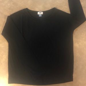 Black long sleeve shirt